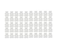 Omquot Conseils de Couleur D'ongle en Verre, 50 Pièces, Ondulation D'eau Premium, Petit Ours, pour Salon de Manucure