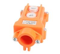 Omquot Contrôleur de Grue, Petit Interrupteur à Bouton-poussoir Facile à Utiliser pour Machines de Levage Universelles AC250V AC500V 5A