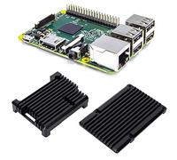 Omquot Coque de Refroidissement de Carte Mère en Alliage D'aluminium pour Modèle B 2b/3b + Noir avec Une Excellente Dissipation Thermique pour Les Composants Informatiques