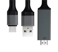 Omquot Cordon de Convertisseur Audio-vidéo D'interface Multimédia de Type C vers HD à Haute efficacité pour Signal 4K 2K 30Hz