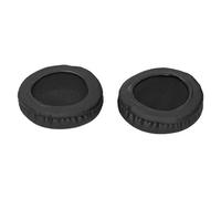 Omquot Coussinets d'oreille Universels de Haute qualité de 70 Mm, Housse de Coussinets d'oreille en Mousse à Mémoire de Forme Flexible pour de Longues Sessions D'écoute, Convient à Les âges, Noir, 2