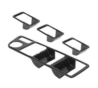 Omquot Couvercle de Protection du Panneau D'interrupteur de Levage, Cadre de Décoration de Fenêtre Durable pour Harrier Venza XU80 2020 2021, Lot de 4 pour L'amélioration de L'intérieur de la