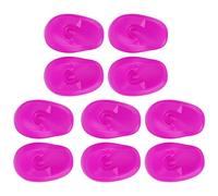 Omquot Couvre-oreilles de Protection en Silicone pour Teinture Capillaire, Légers et Durables pour Salon de Coiffure à Domicile, 10 Pièces