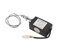 Omquot Électrovanne D'arrêt de Moteur, Commande de Servomoteur Durable pour L'arrêt du Générateur, Temps D'action en Acier Inoxydable ABS de 1,8" pour Moteurs (Mise sous tension NON 24 V)
