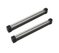 Omquot Ensemble de 2 Barres Lumineuses LED Noires, Premium, Brillent dans le Noir, pour les Fêtes et les Expositions Artistiques, alimenté par USB