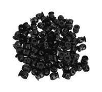Omquot Ensemble de Gobelets à Encre de Tatouage à Motifs de Tête de Mort pour Professionnels, Support de Base Stable pour un Trempage Facile, 600 Gobelets Noirs, Roses et Blancs, Gobelet de 2 Cm de