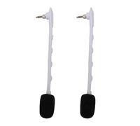 Omquot Ensemble de Perche de Micro Détachable Durable de 3.5mm pour Casque A40 TR, Accessoires de Sauvegarde Idéaux (Blanc)