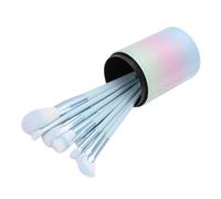 Omquot Ensemble de Pinceaux de Maquillage 10 Pièces, Pinceaux Synthétiques Doux pour une Application Impeccable pour les Débutants et les Professionnels, étui Inclus