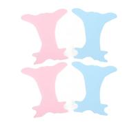 Omquot Ensemble de Pochoirs à Sourcils Multifonctionnels, Design Durable de qualité Supérieure pour Façonner les Sourcils, les Lignes des Lèvres, les Ombres à Paupières, 4 Pièces
