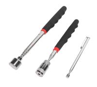 Omquot Ensemble D'outils de Ramassage Magnétique Télescopique, 3 Pièces, Aimant Extensible de 3lb 8lb 20lb pour les Ateliers à Domicile