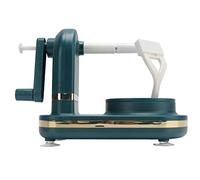 Omquot Éplucheur à Manivelle, Outil D'épluchage Domestique Automatique Multifonctionnel (Vert)