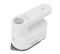 Omquot Fer à Repasser électrique Portatif, Vapeur Sèche et Humide, Rechargeable, Température Réglable à 2 Niveaux, Gain de Place, Petit Fer électrique sans Fil avec Sac de Rangement pour Voyage
