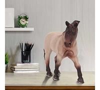 Omquot Figurine de Cheval Modèle Jouet Réaliste en Plastique Solide, Cadeau éducatif pour Enfants, Collection de Décoration pour la Maison (Cheval Blanc du Tennessee)