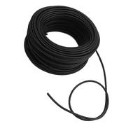 Omquot Fil Haute Tension de Clôture, Fil Haute Tension de Clôture électronique Multi-brins à 7 Fils en Alliage Noyau Intérieur de 5 Mm de Diamètre pour Jardin (50 m / 164 pieds)