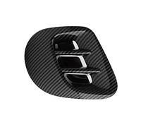 Omquot Garniture de ventilation latérale arrière en fibre de carbone, remplacement élégant pour Smart Fortwo 453 2015-2021, style extérieur de voiture (motif en fibre de carbone)
