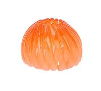Omquot Griffe à Cheveux Extensible en Forme de Nid D'oiseau, Support Solide pour Queue de Cheval, pour les Types de Cheveux, Design élégant, 1 unité (Gelée d'Orange)