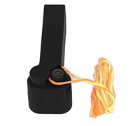 Omquot Hélice de Lanceur de Corde, Structure Compacte, Jouet électrique pour Chats, Cadeaux, Matériau ABS Portable (Noir)