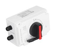 Omquot Interrupteur Isolateur Photovoltaïque DC avec Boîtier PC étanche pour un Fonctionnement Sûr, pour Systèmes Solaires Photovoltaïques - DC1200 V 32 A IP66