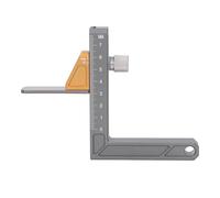Omquot Jauge de Hauteur en Aluminium pour le Travail du Bois, échelle Métrique Claire, Réglage de Précision pour Scie à Table