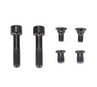 Omquot Jeu de Vis de Levier de Vitesse de Vélo 6 Pièces Vis de Levier de Manette de Vitesse de Pouce Léger en Alliage Ti pour GX Eagle X9 XX1 VTT Noir