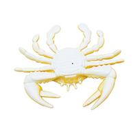 Omquot Jouet de Crabe Artificiel Réaliste, Jouet éducatif d'apprentissage de la Vie Marine pour Enfants, Modèle de Créature Marine Sûre pour L'éducation Précoce, Matériau PVC