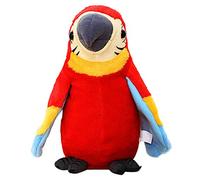 Omquot Jouet en Peluche Perroquet Parlant, Jouets de Perroquet Parlant, Doux et Durable, Accrocheur, alimenté par Batterie, Cadeau pour Enfants (c)