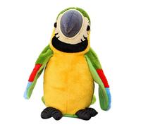Omquot Jouet en Peluche Perroquet Parlant, Jouets de Perroquet Parlant, Doux et Durable, Accrocheur, alimenté par Batterie, Cadeau pour Enfants (b)