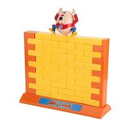 Omquot Jouet Interactif de Démolition de Mur, Jeu Passionnant pour Parents et Enfants, pour à la Maison, ABS Jaune 9.1 * 7.5 * 2.4 Pouces