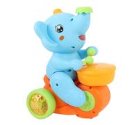 Omquot Jouet Musical de Voiture d'éléphant Marchant, Coordination œil-Main Multifonctionnelle, Inspire la créativité, Jouet Musical de Voiture d'éléphant à Boule Flottante avec Tambour pour la