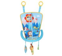 Omquot Jouet Suspendu Arrière de Voiture Sensorielle Colorée Réglable pour bébé, Matériau en Peluche pour Voyages Heureux, 16,14x12,2x10,63 Pouces (Type A)