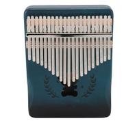 Omquot Kalimba Compact à 21 Touches avec une Finition soignée. Piano à Pouce Exquis pour la Pratique quotidienne. Excellent Cadeau de festival. (Bleu Dégradé)