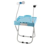 Omquot Kit de Support de Pied de Pédicure Antidérapant amélioré avec Ventilateur et Loupe pour une visibilité Améliorée