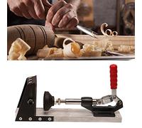 Omquot Localisateur de Trous Inclinés, Perforateur Robuste, Référence Précise pour les Projets de Menuiserie, Fer (Modèle stable)