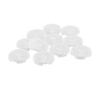 Omquot Lot de 18 Capuchons de Rechange pour Joystick, Antidérapants, pour Claviers de Jeu, Compatibles avec Sallybox Slimbox et Fightingbox 25,3 Mm (Transparent)