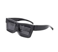 Omquot Lunettes LED Haute luminosité avec Mode Hors Ligne et Contrôle Facile par Application pour les Plaquettes Nasales en Silicone Glow Party
