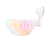 Omquot Maison en Peluche pour Petits Oiseaux, Lit Chaud en Polaire Corail avec Ventouse, Espace de Couchage Confortable pour Les Voyages et la Maison (Petit)