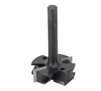 Omquot Mèche de Routeur D'aplatissement de Dalle en Carbure Durable, Mèche de Surface CNC à 4 Cannelures pour le Travail du Bois, Diamètre de Coupe de 1-1/2 Pouces, pour Machines CNC