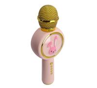 Omquot Microphone Bluetooth sans Fil pour Enfants, avec Lumière Colorée, Micro karaoké Portable pour Usage Domestique
