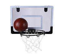 Omquot Mini Ensemble de Cerceaux de Basket-Ball, Panneau Arrière en PVC Durable pour Enfants, Kit de Jouets D'intérieur Amusants, Système de Basket-Ball Mural pour Enfants