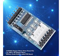 Omquot Module de Carte de Pilote de Moteur Pas à Pas Précis avec Indicateur LED pour Moteur à 28BYJ-48, Paquet de 5 - alimenté par une Alimentation 5-12 V, adapté aux Amateurs de Contrôle de