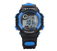 Omquot Montre étanche pour Enfants avec Rétroéclairage LED pour L'apprentissage de la Gestion du Temps et des Habitudes Saines pour Les 5 à 17 Ans, Bleu