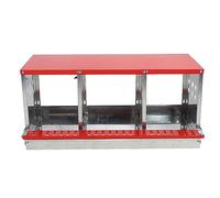 Omquot Nichoir à Poulet Bien ventilé, Robuste pour la Collecte des œufs, 3 Compartiments pour Ferme de Poules, Plaque en Fer galvanisé
