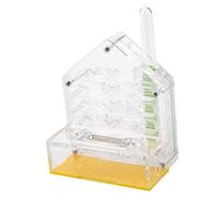 Omquot Nid de Fourmis Villa Ferme Formicarium Filet Respirant Ferme de Fourmis Stable pour Jouet D'éducation Scientifique, Cadeau pour Enfants, Installation de Bricolage