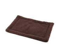 Omquot Nid de Maison de Hamster en Polaire Double Face Douce pour Hérisson, Cochon Hollandais, Tapis de Lit en Polaire Corail pour Animaux de Compagnie, Rose (Marron foncé)
