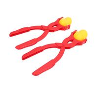 Omquot Outil à Clipser pour Fabriquer des Boules de Neige, 2 Pièces, Motifs Mignons de Cœur et de Cerf, Parfait pour Les Loisirs en Plein Air en Hiver, Matière Plastique de qualité Supérieure