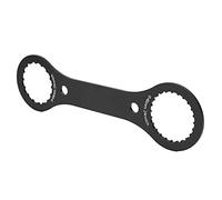 Omquot Outil de Support Inférieur de Vélo B en Alliage de Haute qualité pour Réparation de Vélo de Montagne 44 Mm 46 Mm 16 24 Encoches Outil de Démontage D'installation pour BB51/BB (Noire)