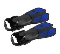 Omquot Palmes de Natation Débit d'eau Efficace Palmes de Plongée à pour la Plongée en Apnée Bleu 1 Paire (XL)