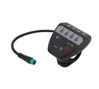 Omquot Panneau D'affichage LED Léger pour Vélo électrique, avec Indicateur LED pour Balade Informative, 36-48V