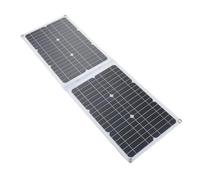 Omquot Panneau Solaire Pliable 40W, Chargeur Léger Portable pour Camping Randonnée Voyage Silicium Monocristallin
