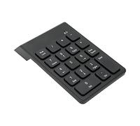 Omquot Pavé Numérique sans Fil 2,4 G, Design Fin pour Comptables, Touches Légères et Silencieuses, Parfaites pour Les Feuilles de Calcul, pavé Numérique 18 Touches en Matériau ABS